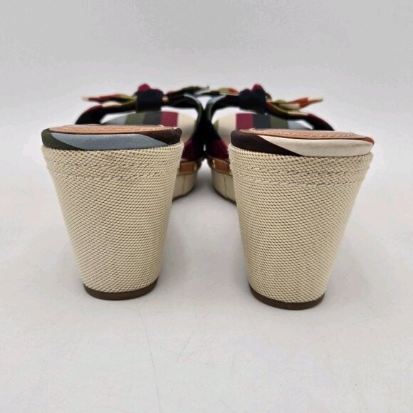 Coach Lorah Wedge Knot Platform Sandals Women Size 9.5 Platform Slides A8208 New - Picture 6 of 9